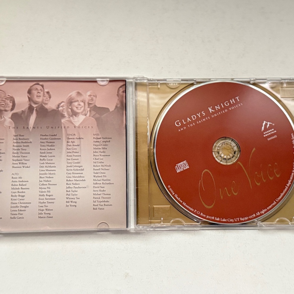 Gladys Knight and the Saints Unified Voices CD One Voice, Many Roads Records - Picture 5 of 5